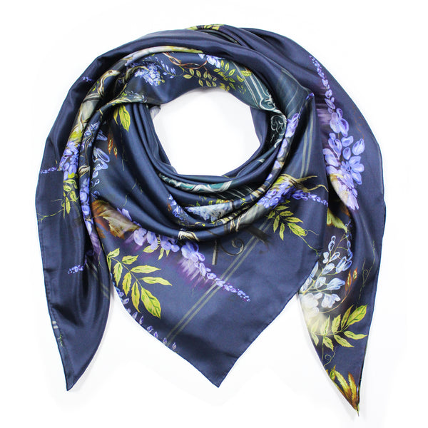 Wisteria scarf (two size options)