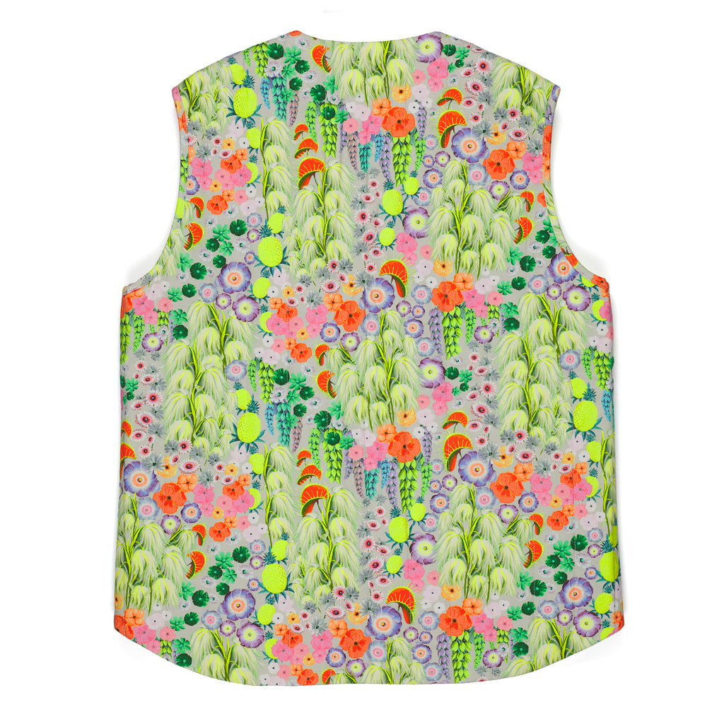 Ottoline Vest in Flowers of the Nile print