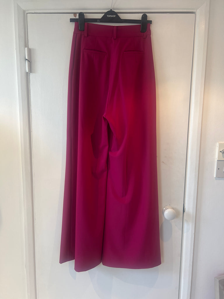 *Studio sale* Raspberry wide leg trousers Small