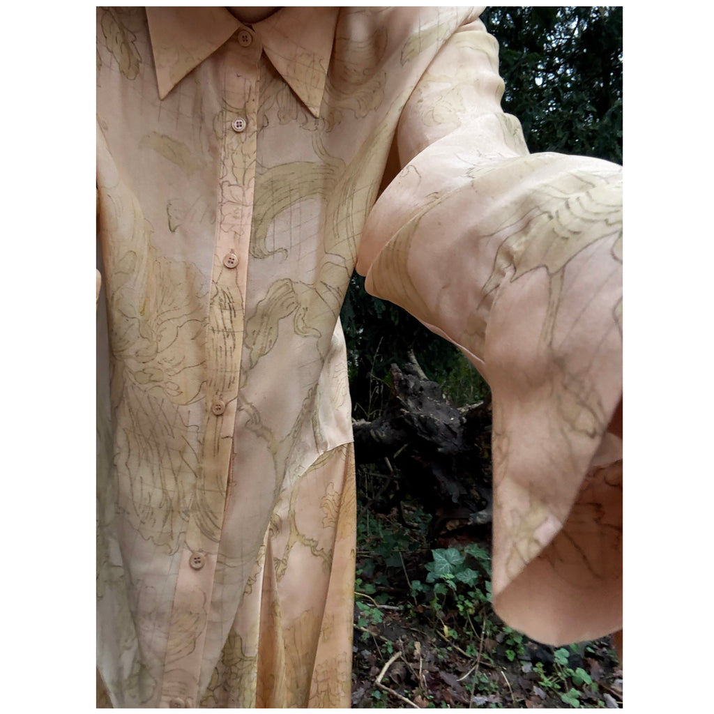 Heath Shirt in 200 year old Lilly Print