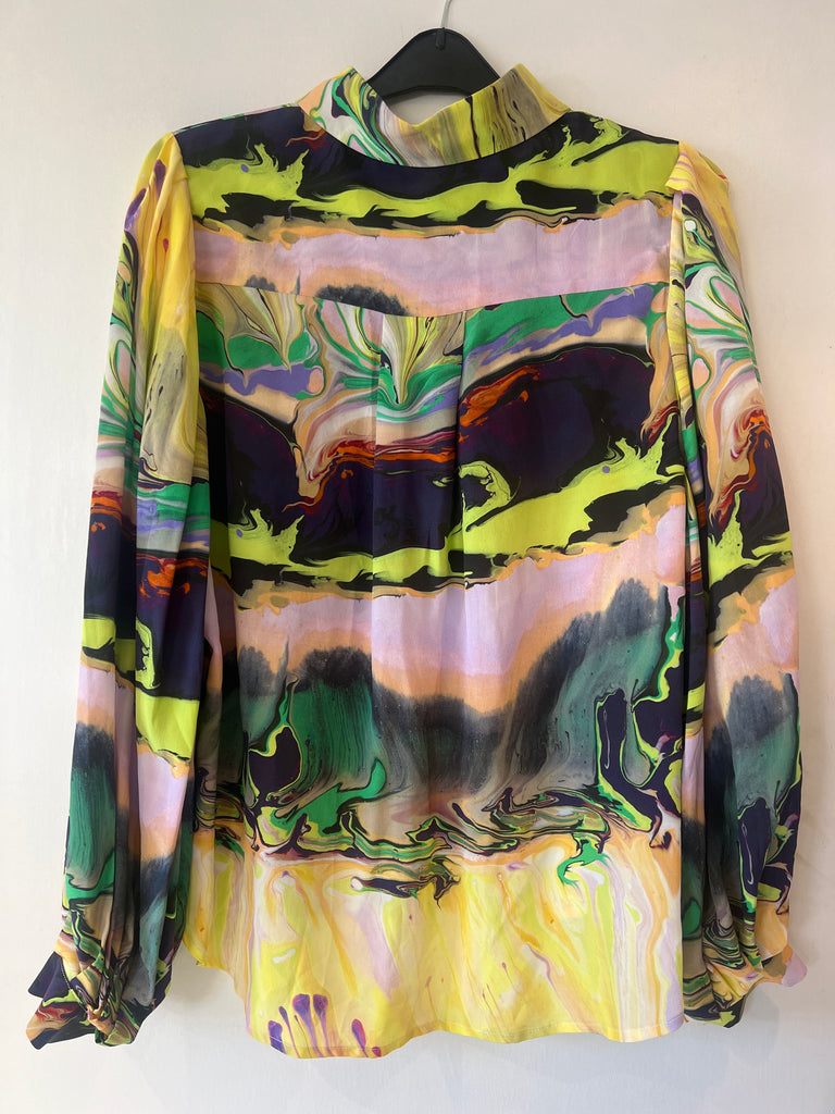 *studio sale* silk blouse size S