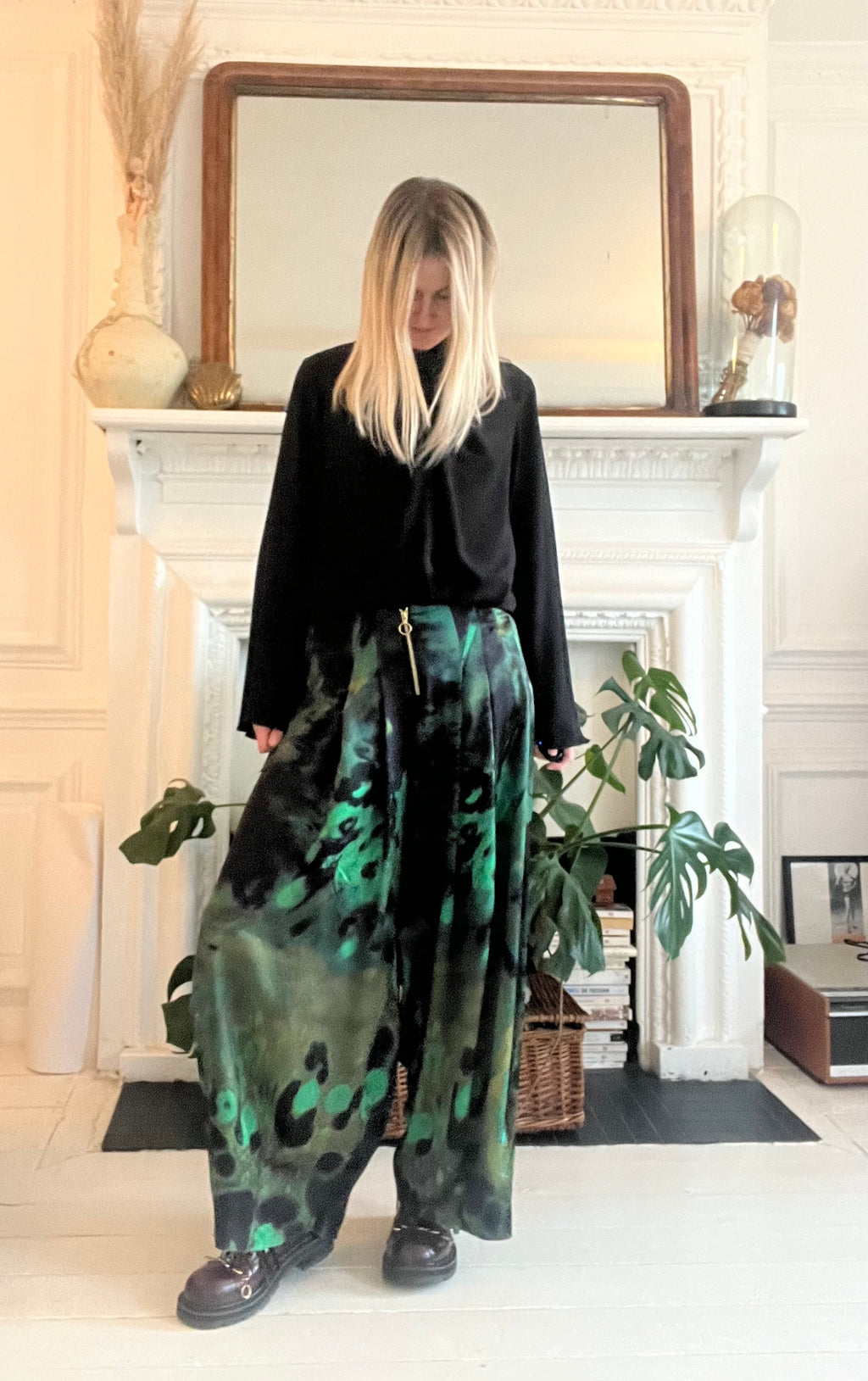 Hope Trousers in Swamp print