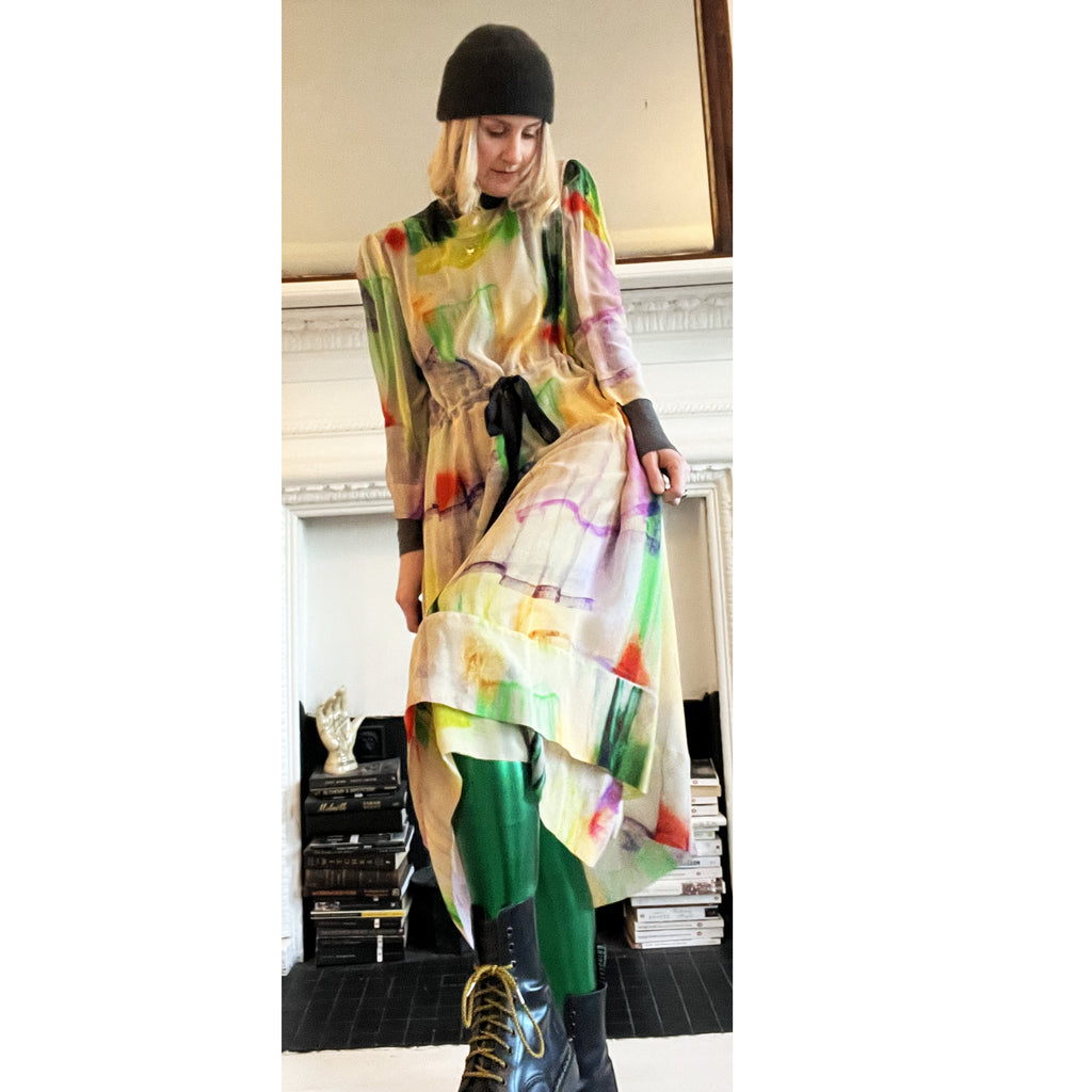 Solstice Silk Dress