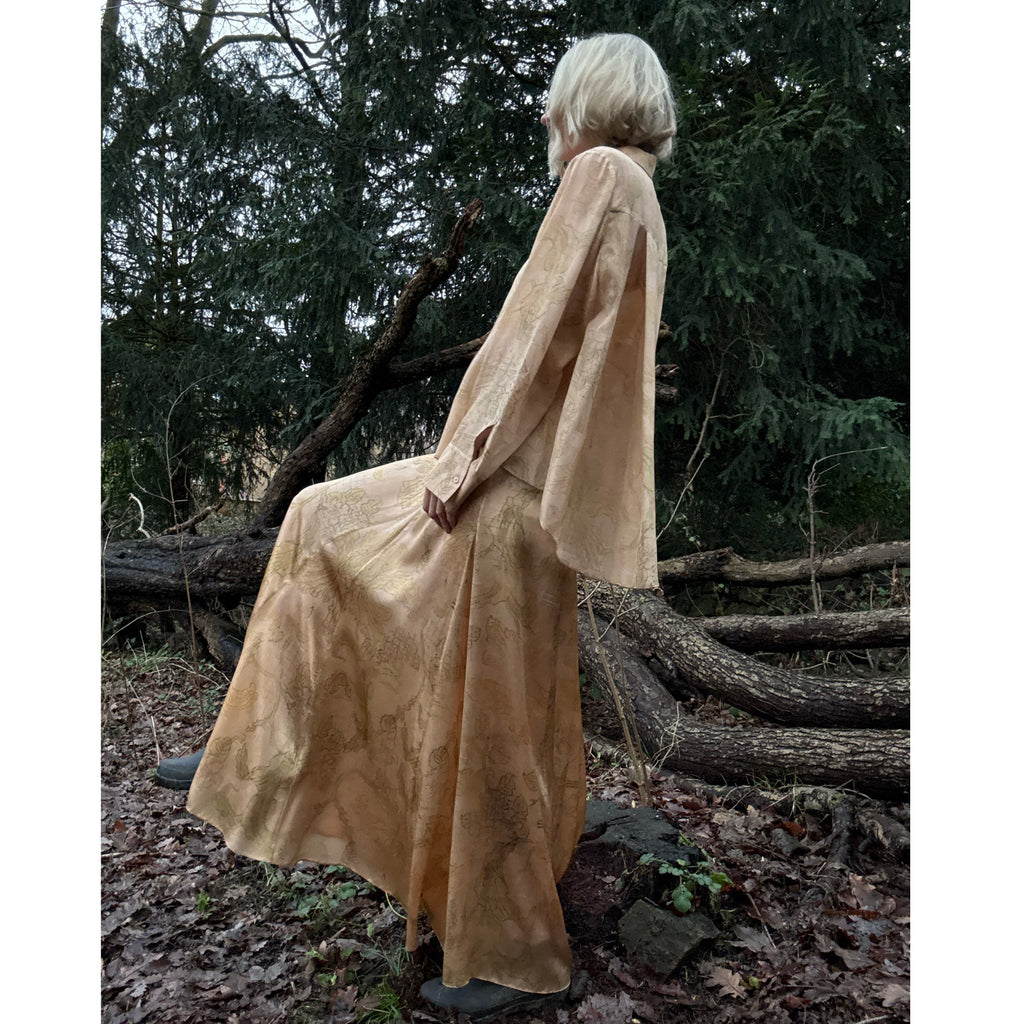 Heath Skirt in 200 year old Lilly print