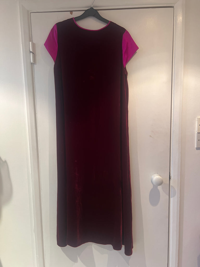 *Studio sale* velvet and silk dress S