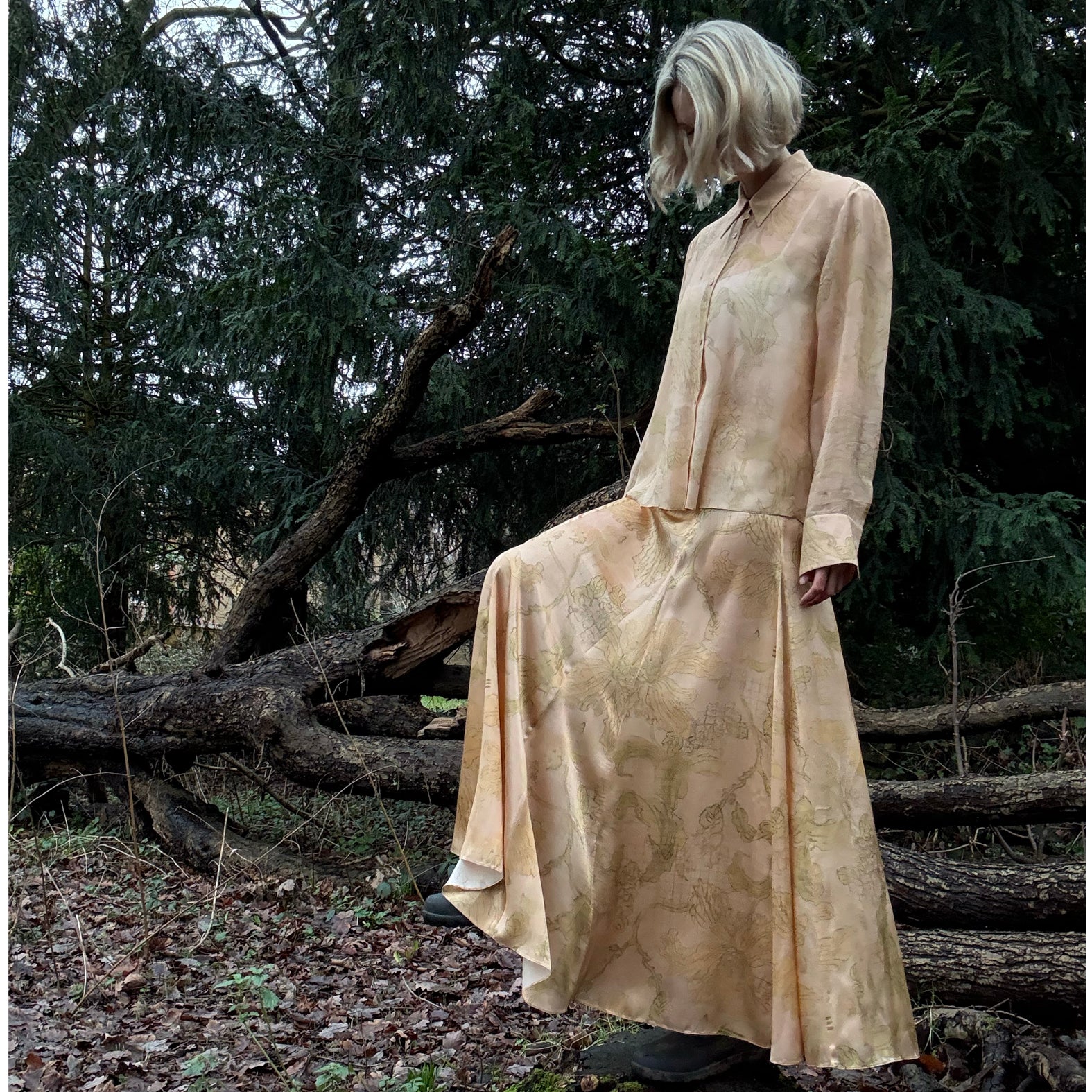 Heath Shirt in 200 year old Lilly Print