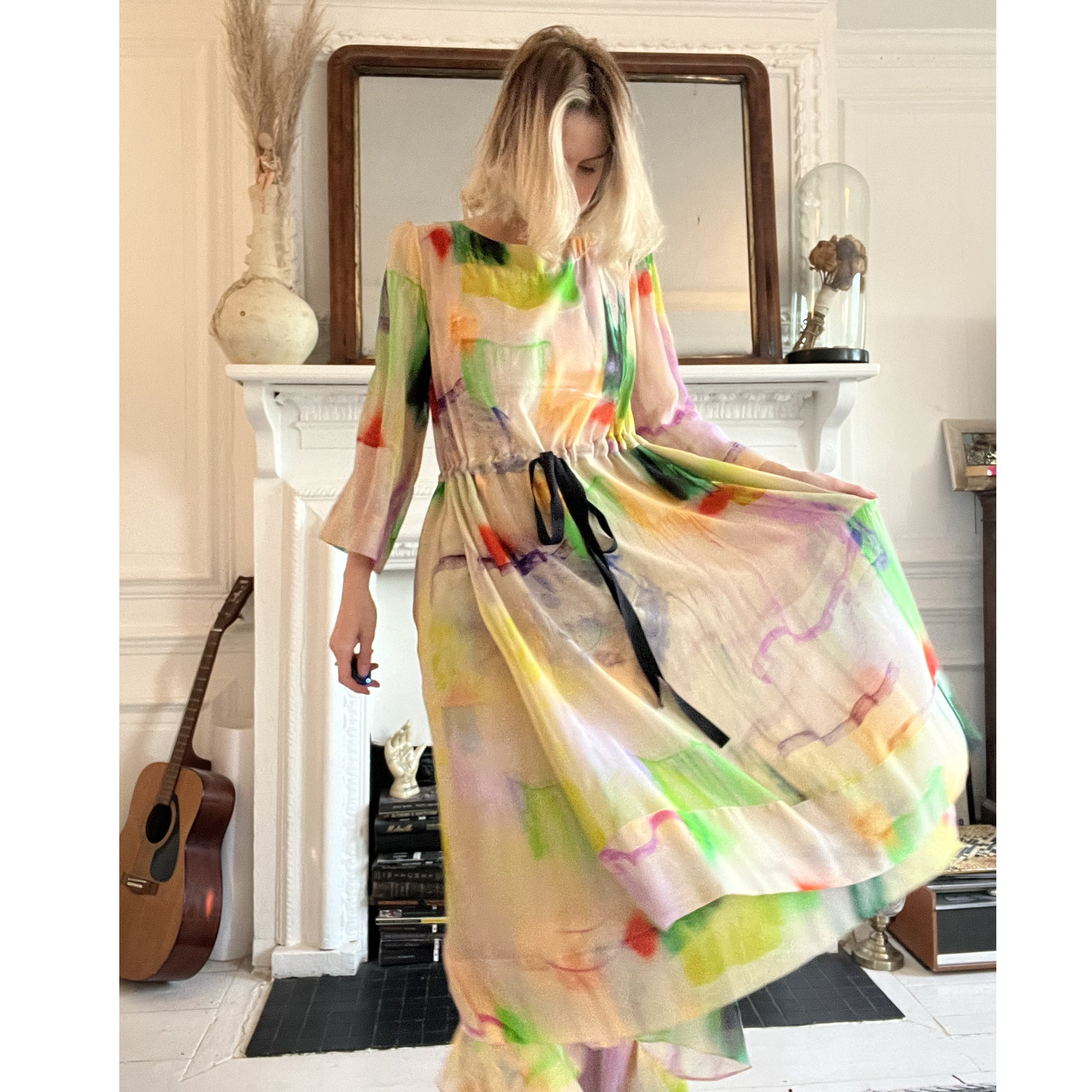 Solstice Silk Dress