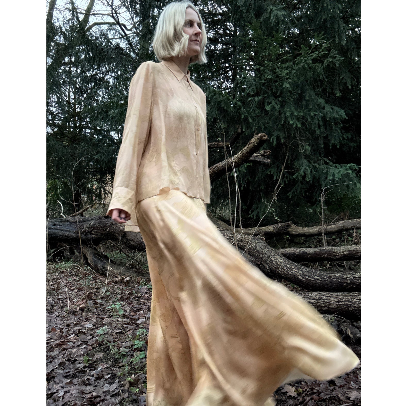 Heath Shirt in 200 year old Lilly Print