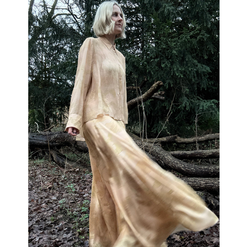 Heath Skirt in 200 year old Lilly print