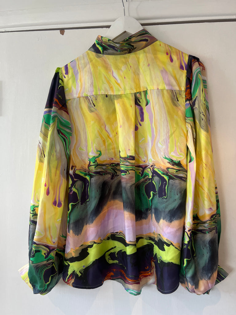 *studio sale* silk blouse size S