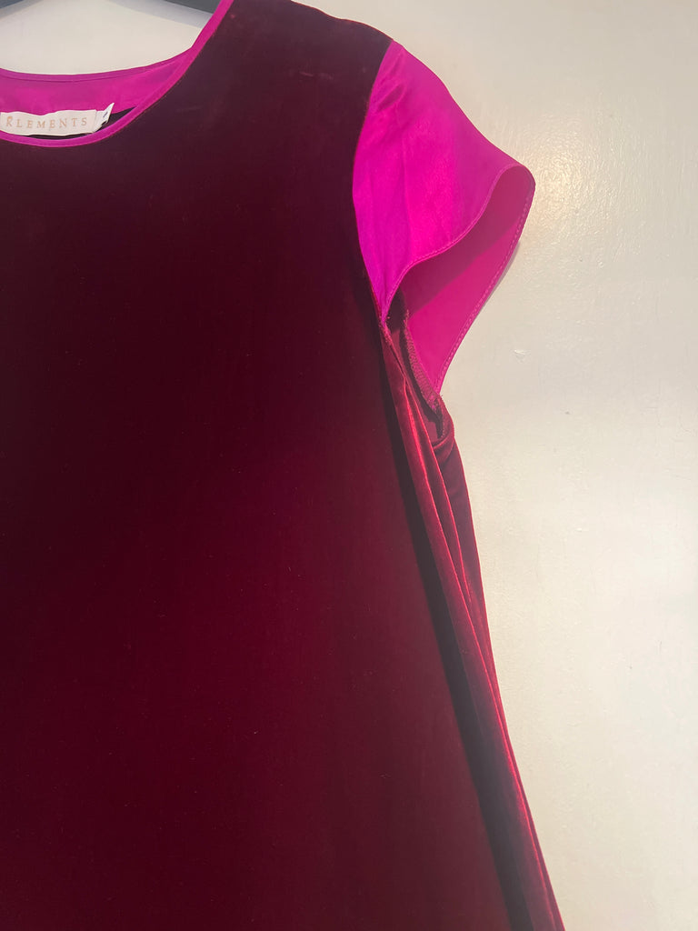 *Studio sale* velvet and silk dress S