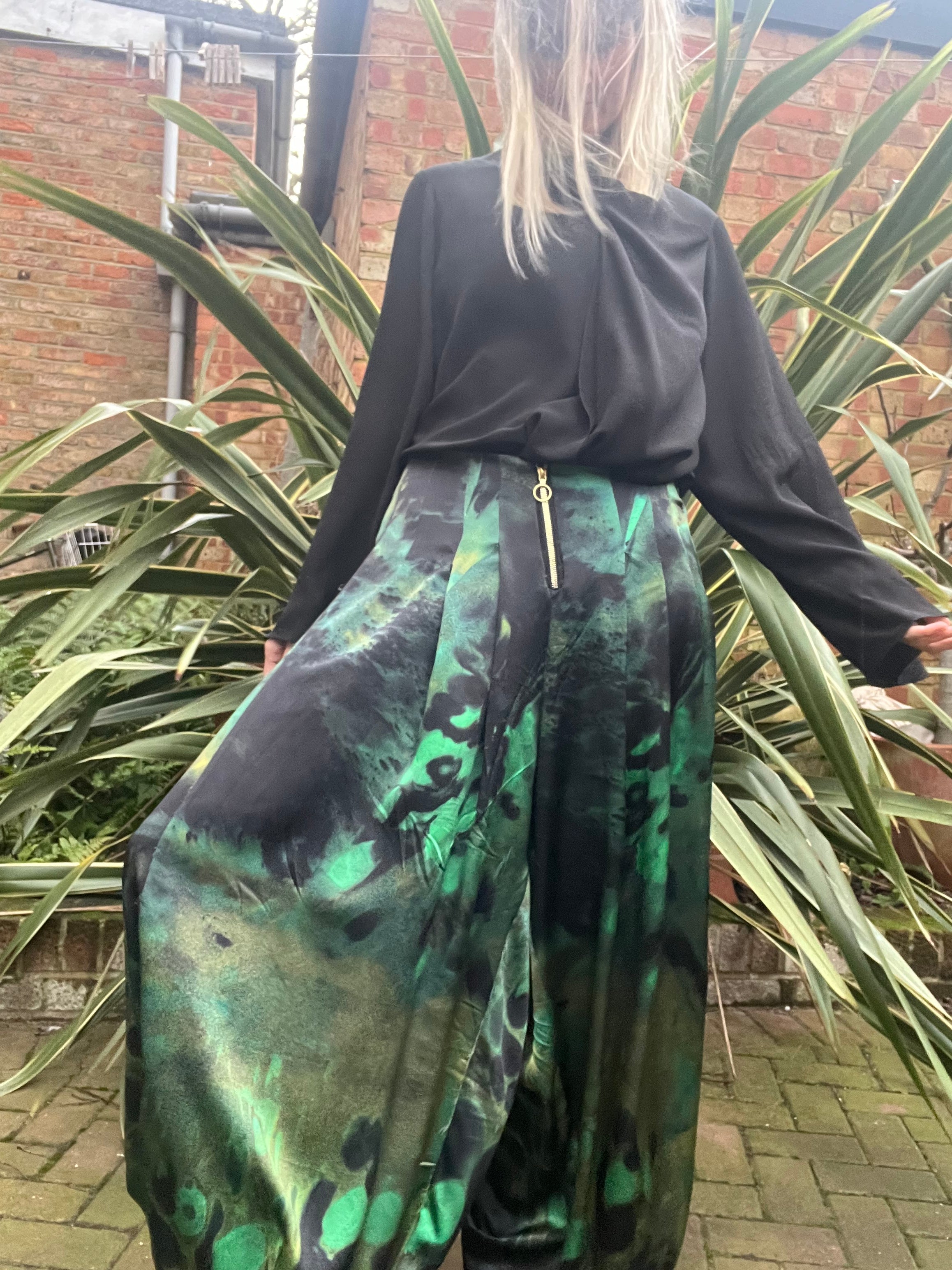 Hope Trousers in Swamp print