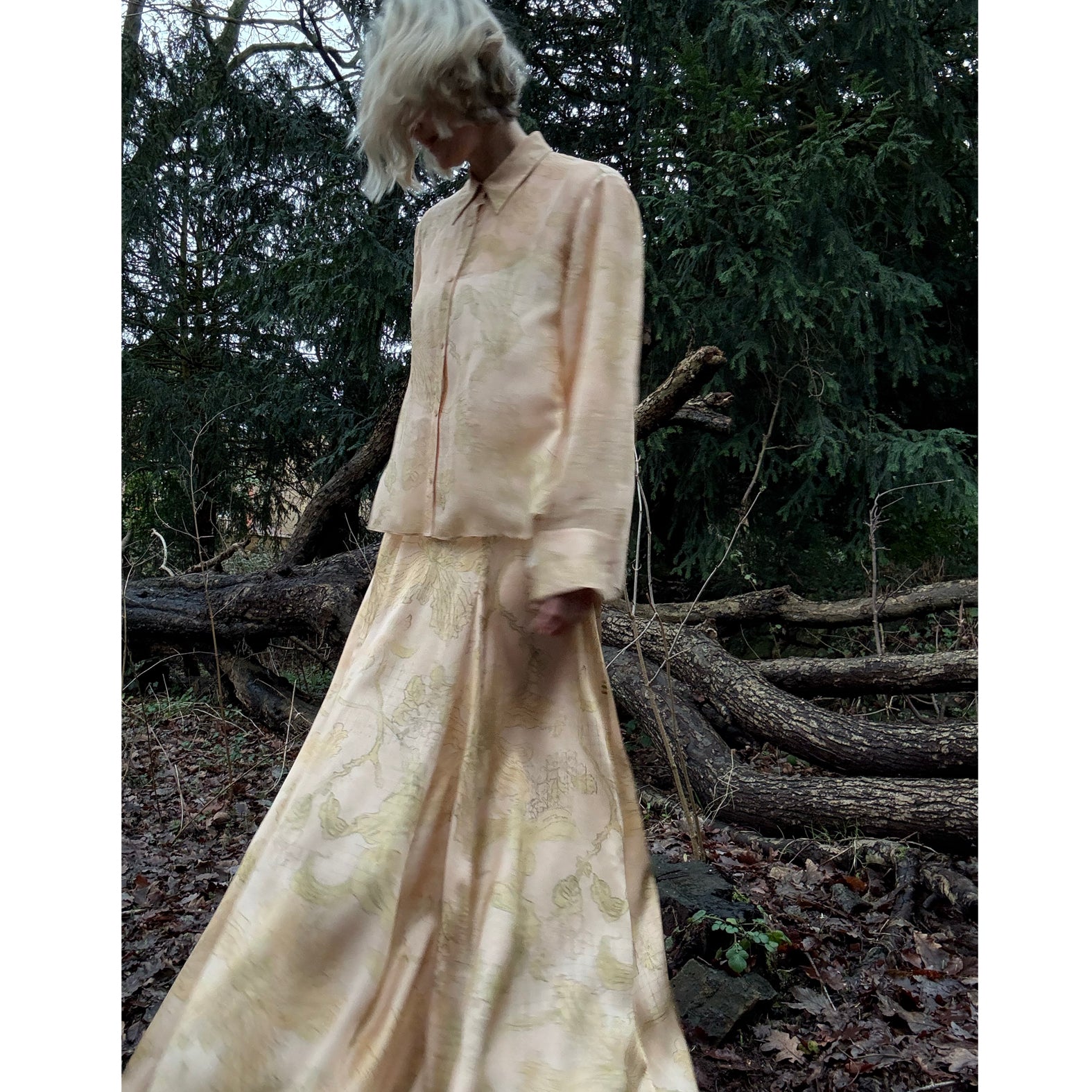 Heath Shirt in 200 year old Lilly Print