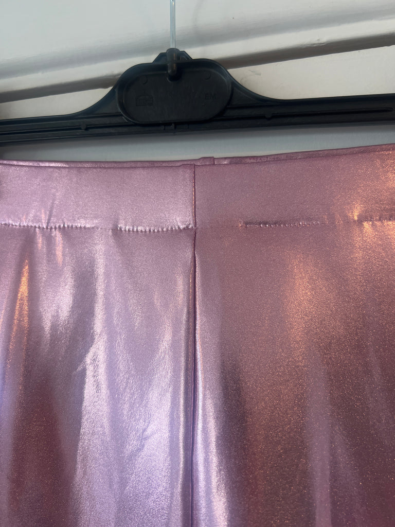 *Studio sale* Pink metallic leggings sample S