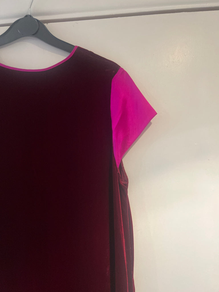 *Studio sale* velvet and silk dress S