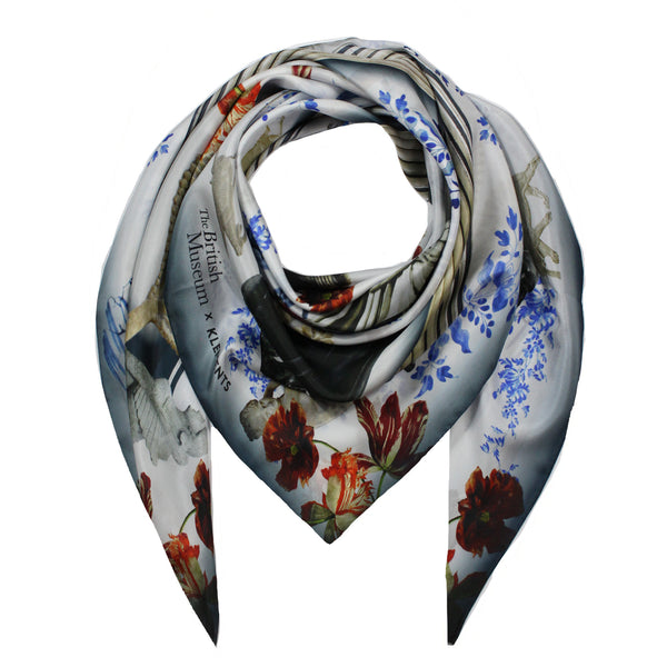 British Museum silk scarf (two size options)