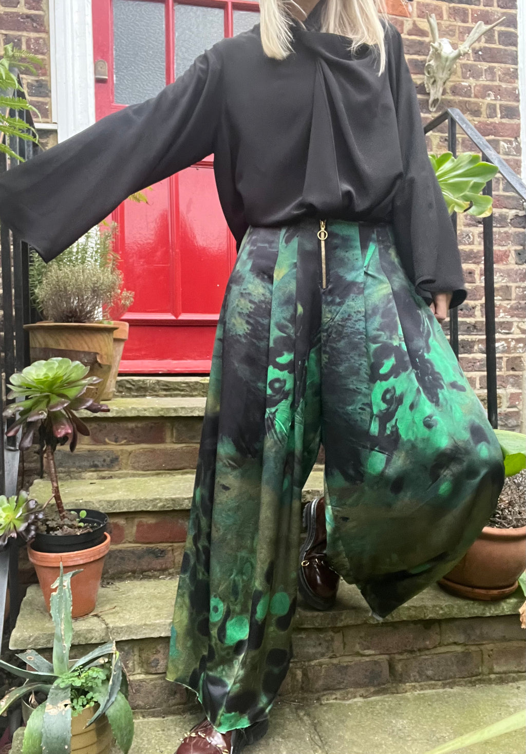 Hope Trousers in Swamp print