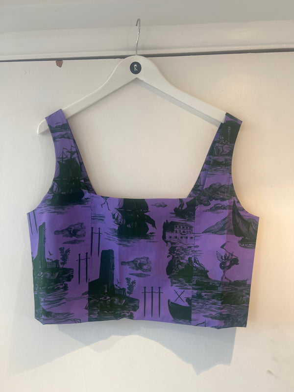 *Studio sale* crop top various sizes purple