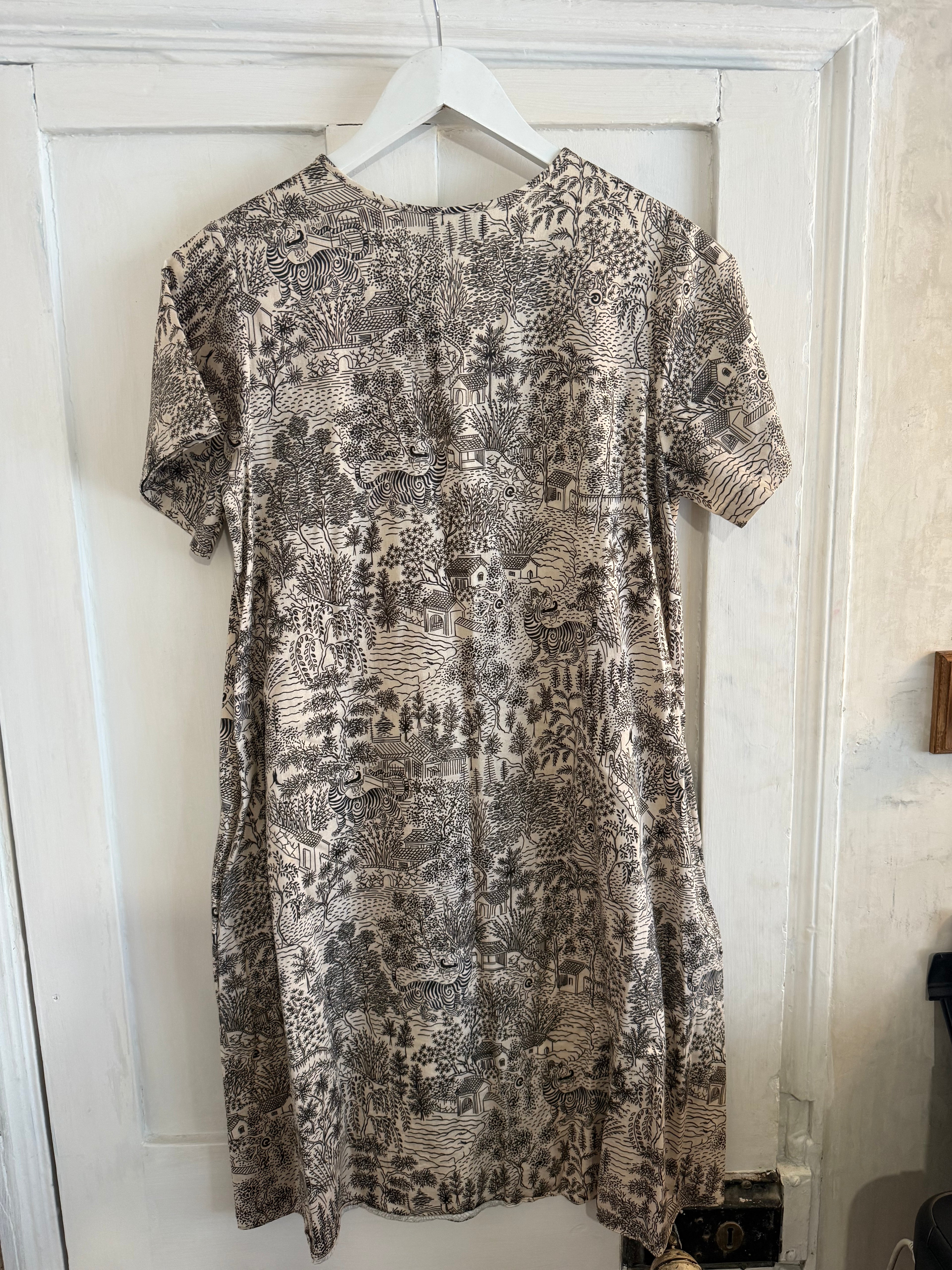 JUNE SAMPLE SALE Cotton frieda dress, abandon village print small