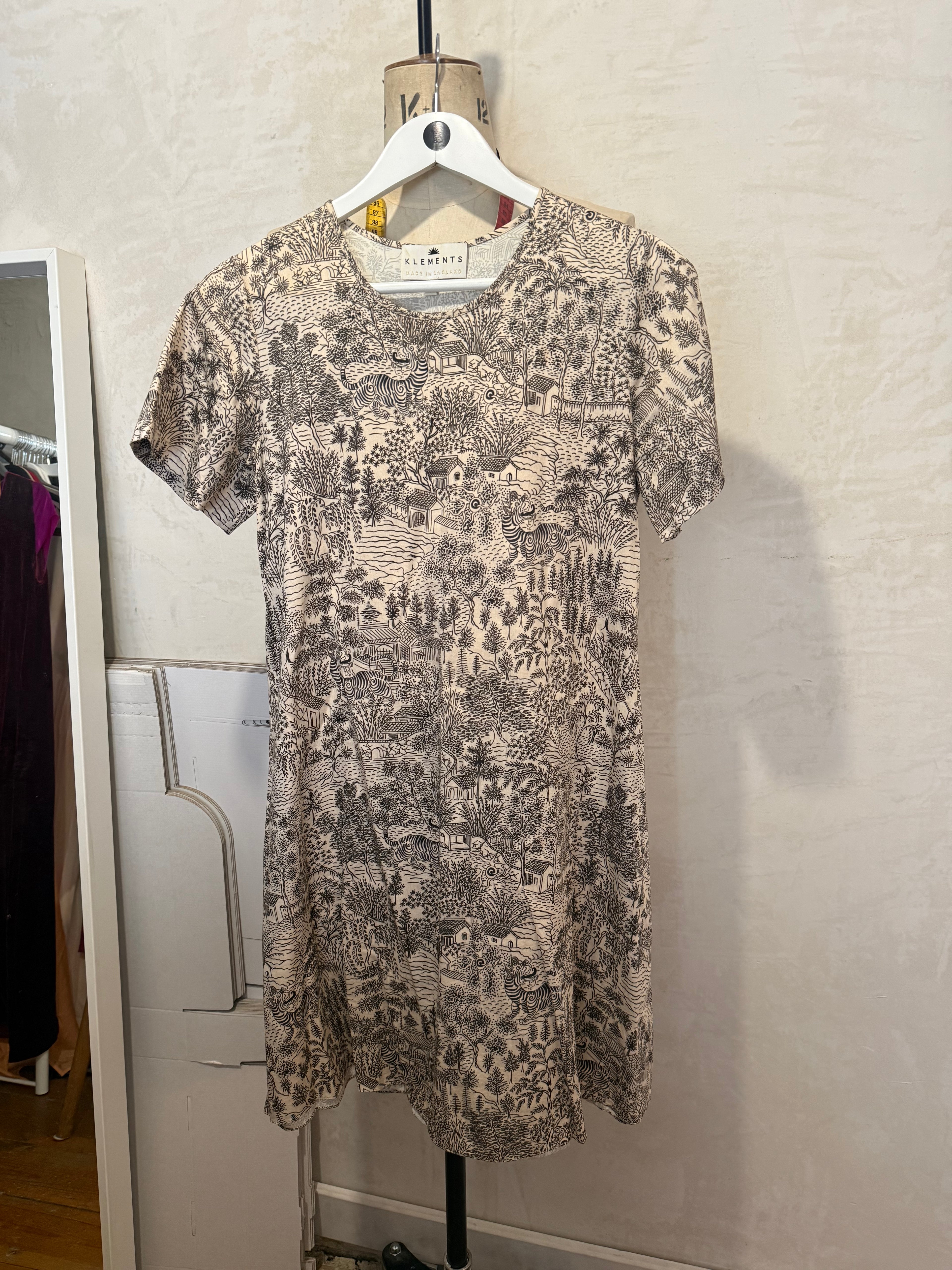 JUNE SAMPLE SALE Cotton frieda dress, abandon village print small