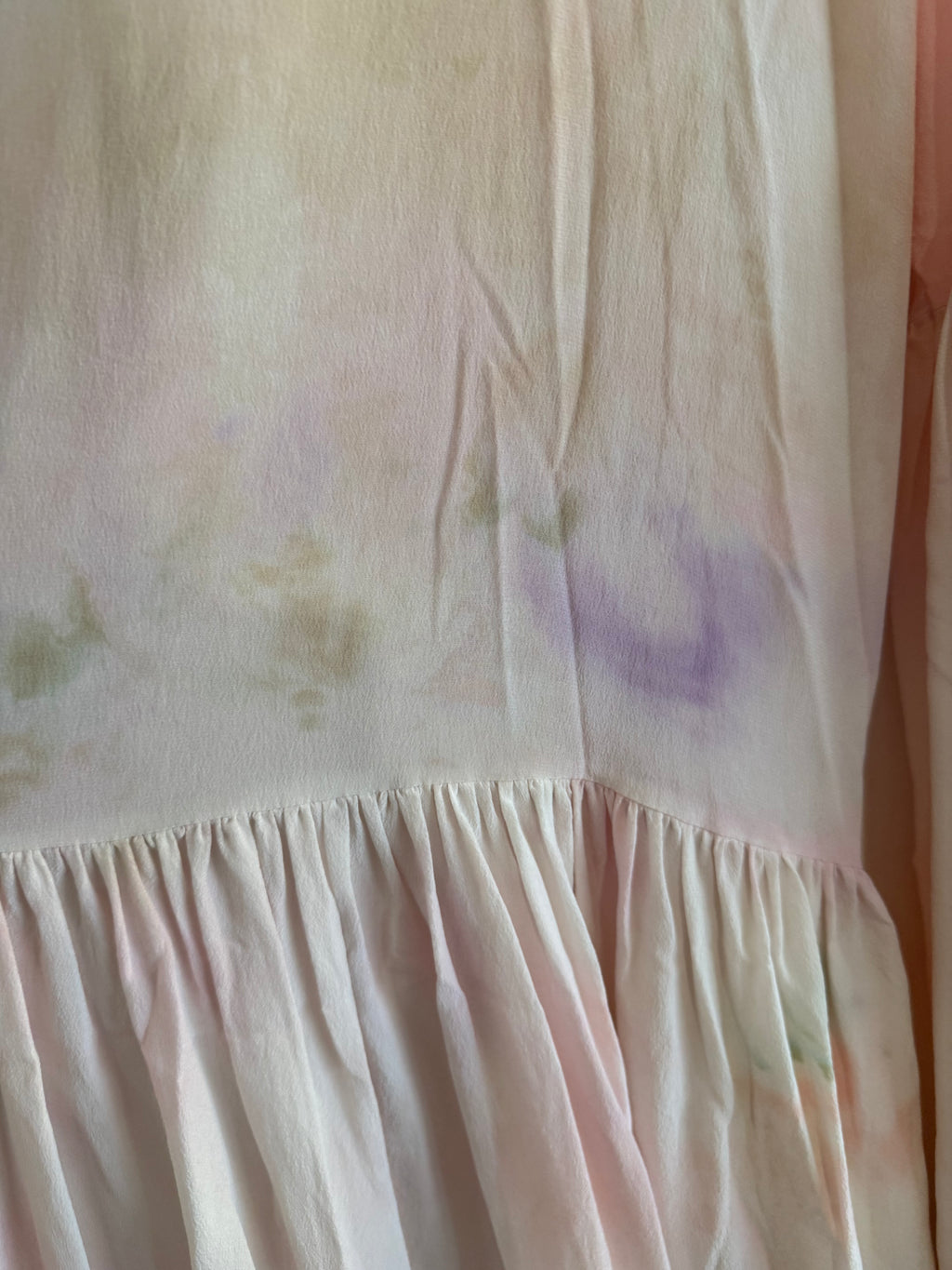 JUNE SAMPLE SALE silk hand dyed dusk dress size small
