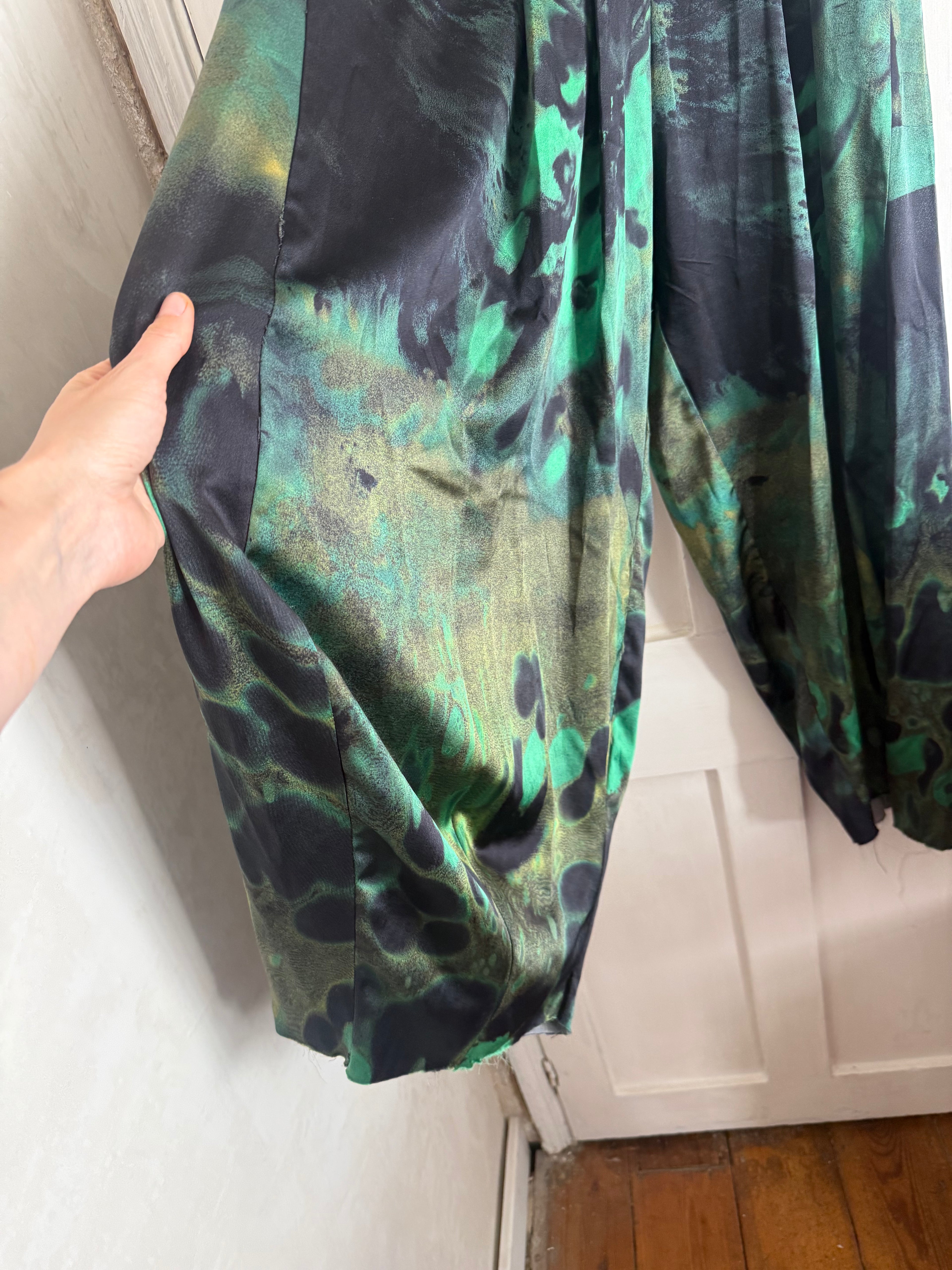 JUNE SAMPLE SALE Hope pants - studio 'messy' hand sewn sample Medium