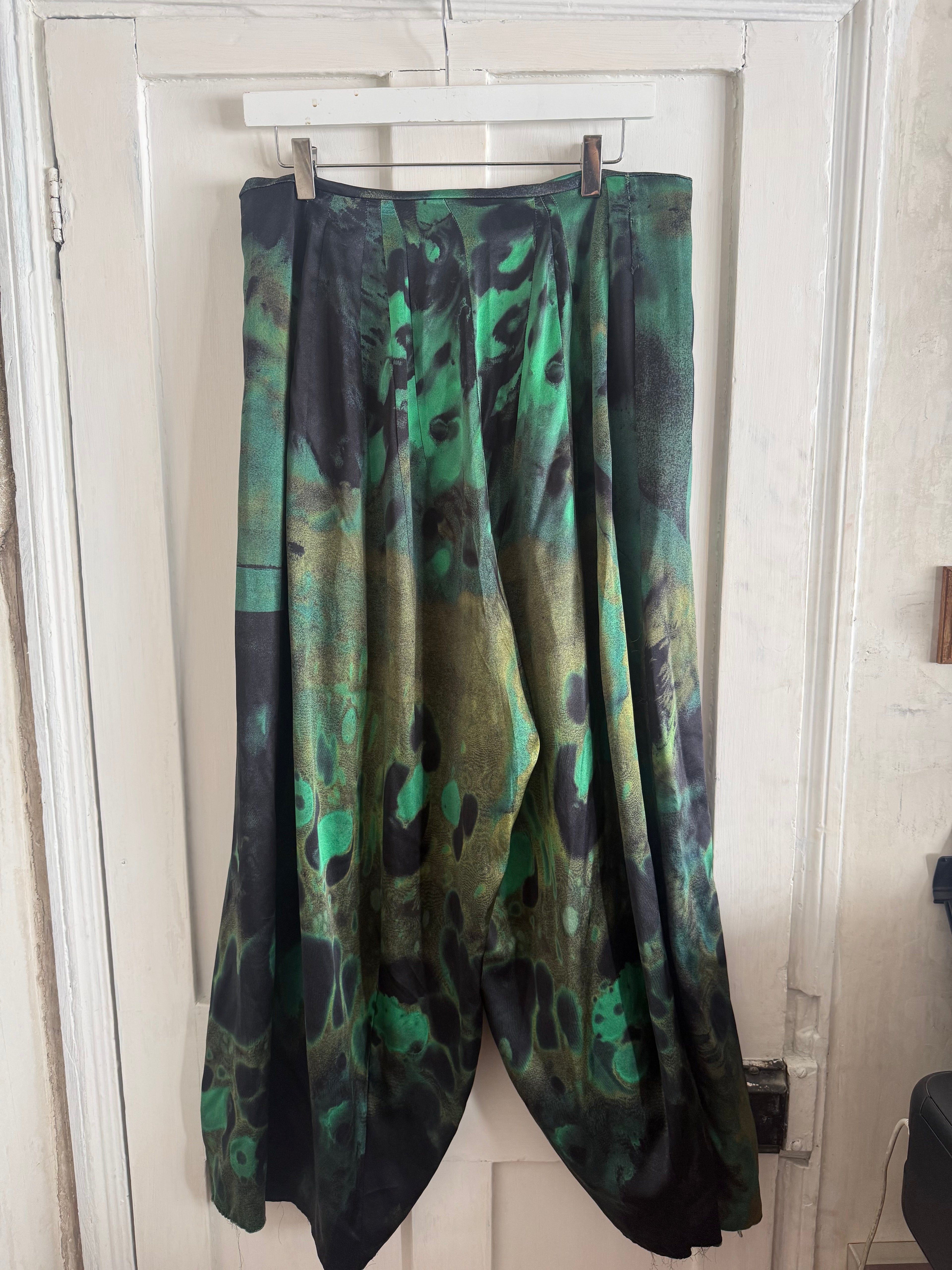 JUNE SAMPLE SALE Hope pants - studio 'messy' hand sewn sample Medium