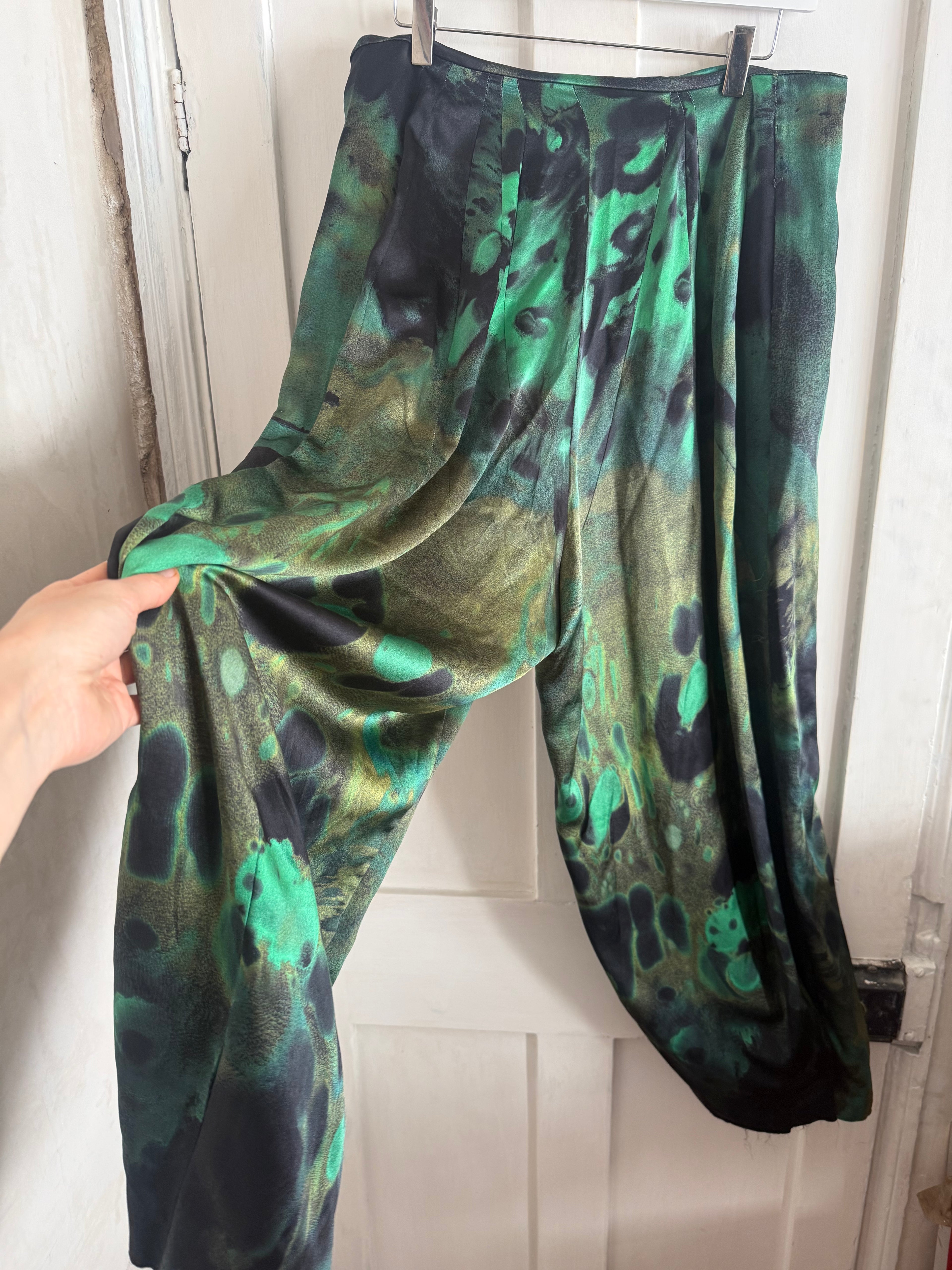 JUNE SAMPLE SALE Hope pants - studio 'messy' hand sewn sample Medium