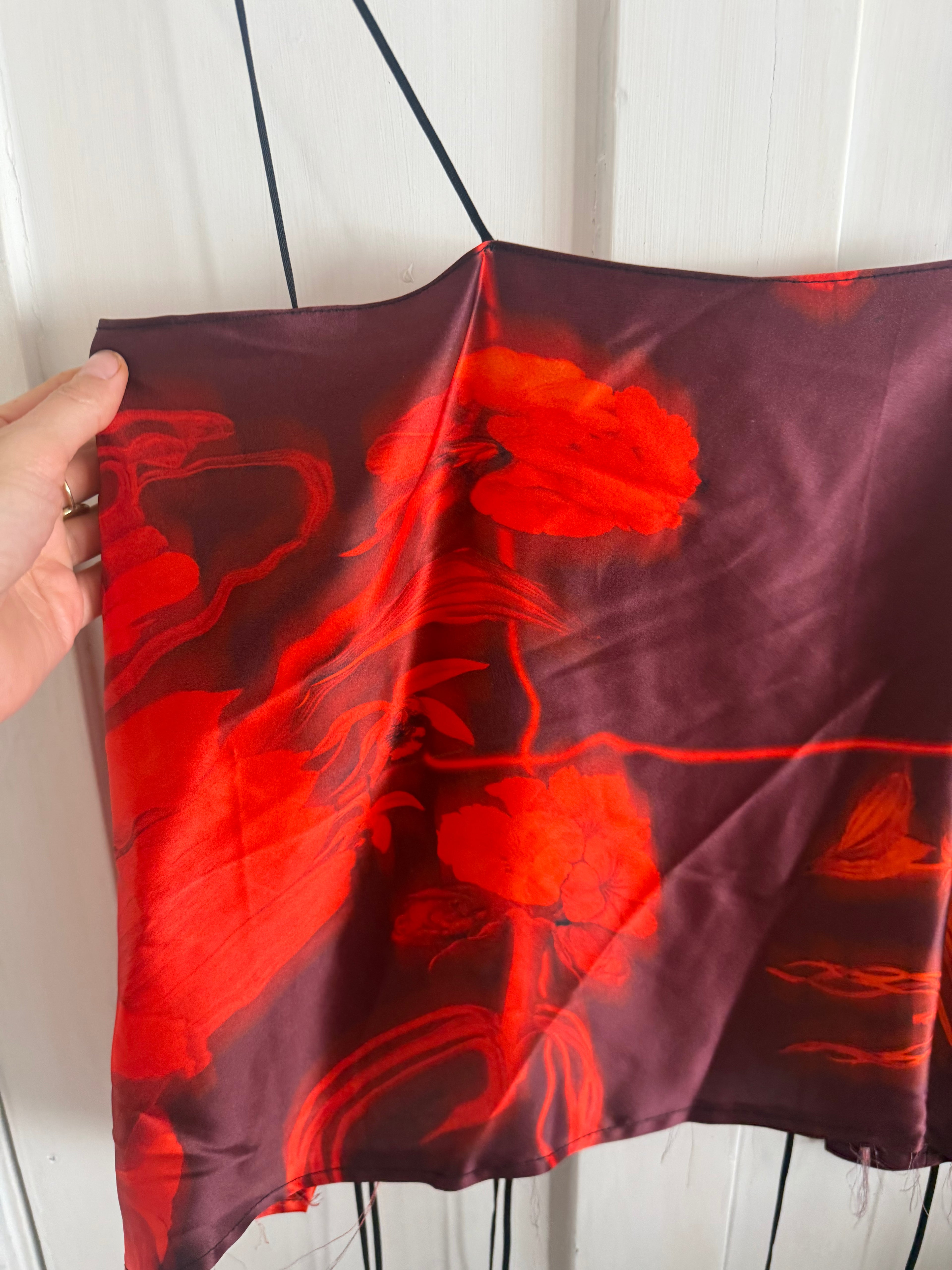 JUNE SAMPLE SALE silk tie messy hand made sample small
