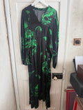 JUNE SAMPLE SALE silk alien dress - messy hand made sample size medium