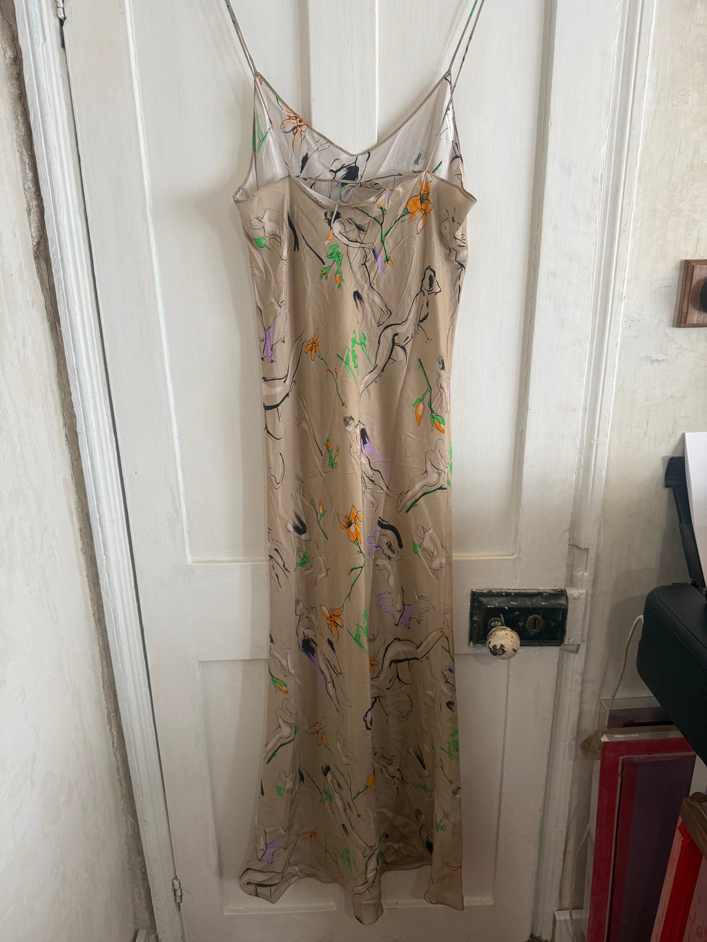 JUNE SAMPLE SALE silk slip dress XS - S
