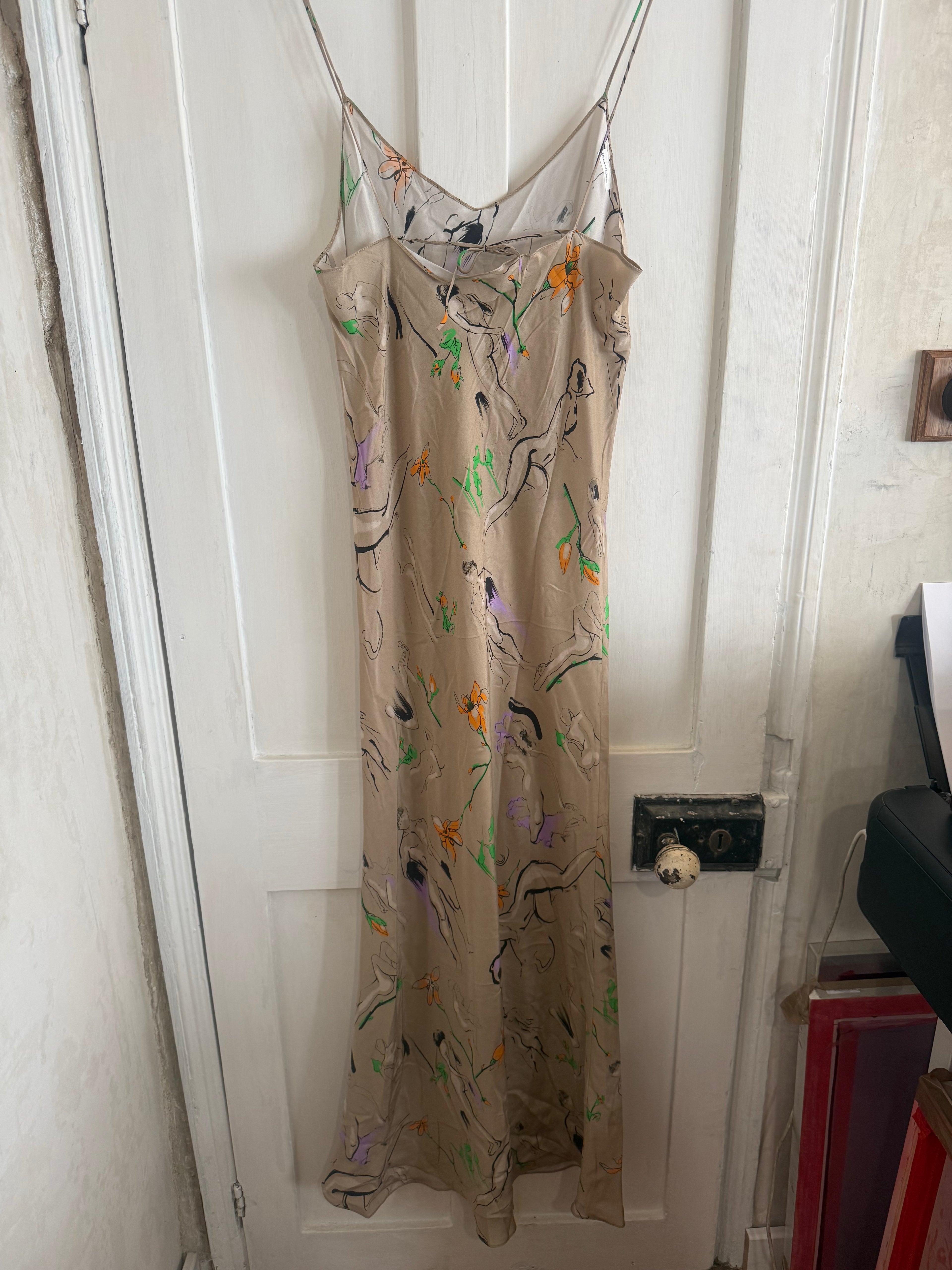 JUNE SAMPLE SALE silk slip dress XS - S