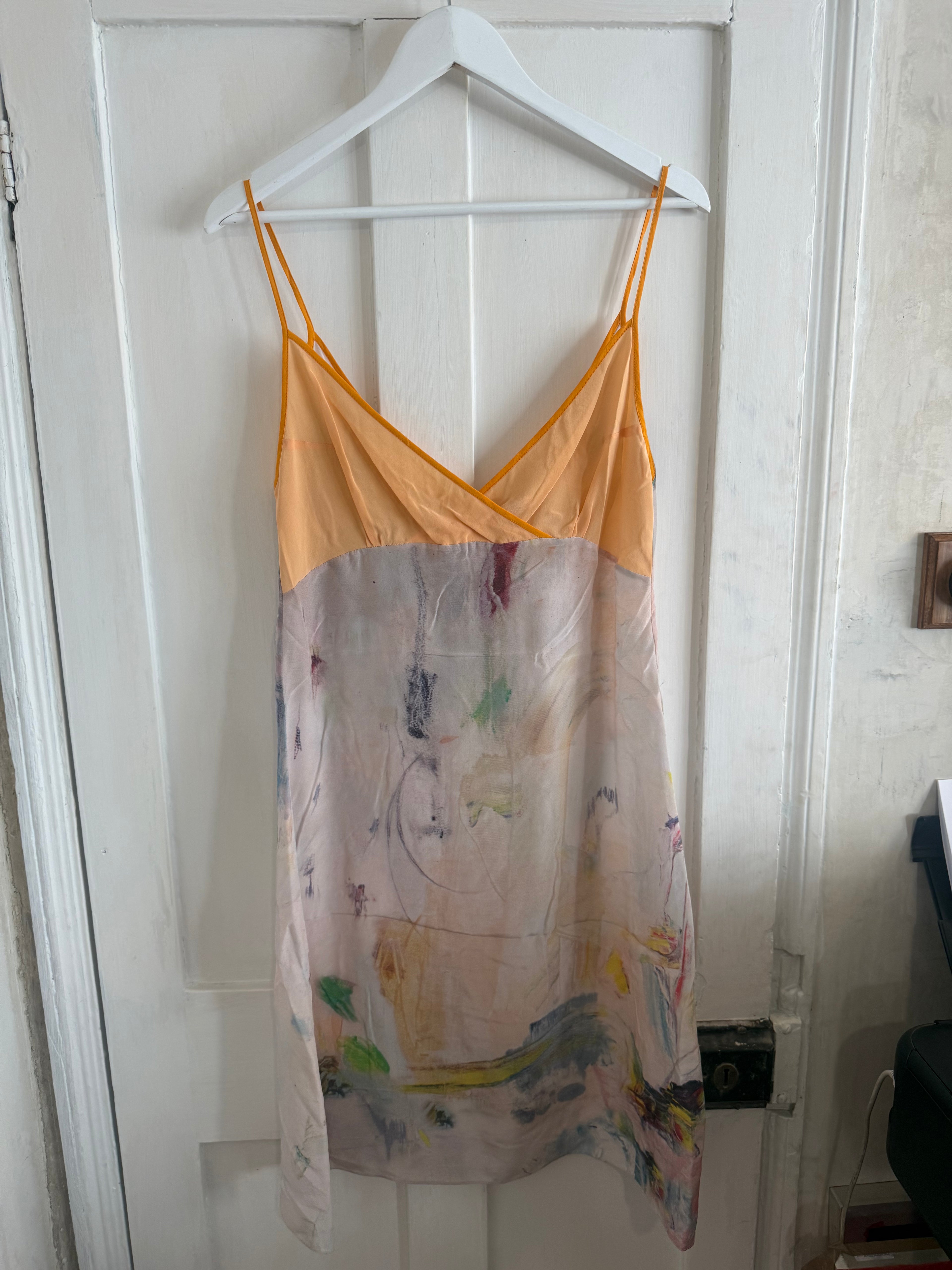 JUNE SAMPLE SALE silk slip dress small