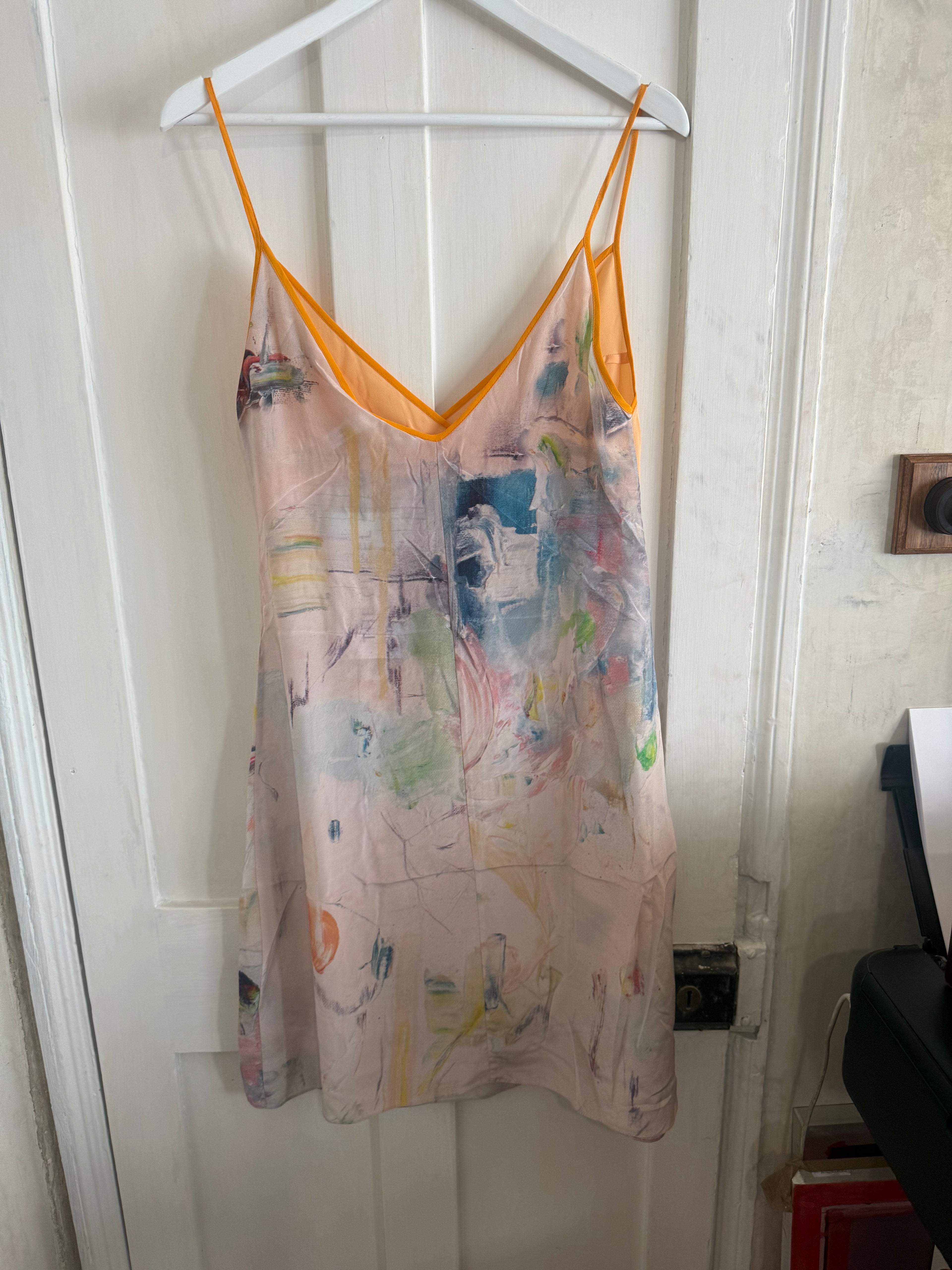 JUNE SAMPLE SALE silk slip dress small