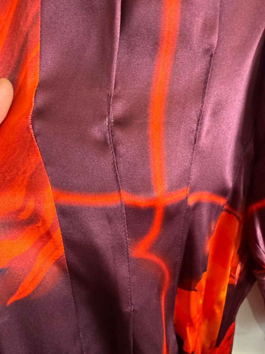 JUNE SAMPLE SALE silk dress press sample XS