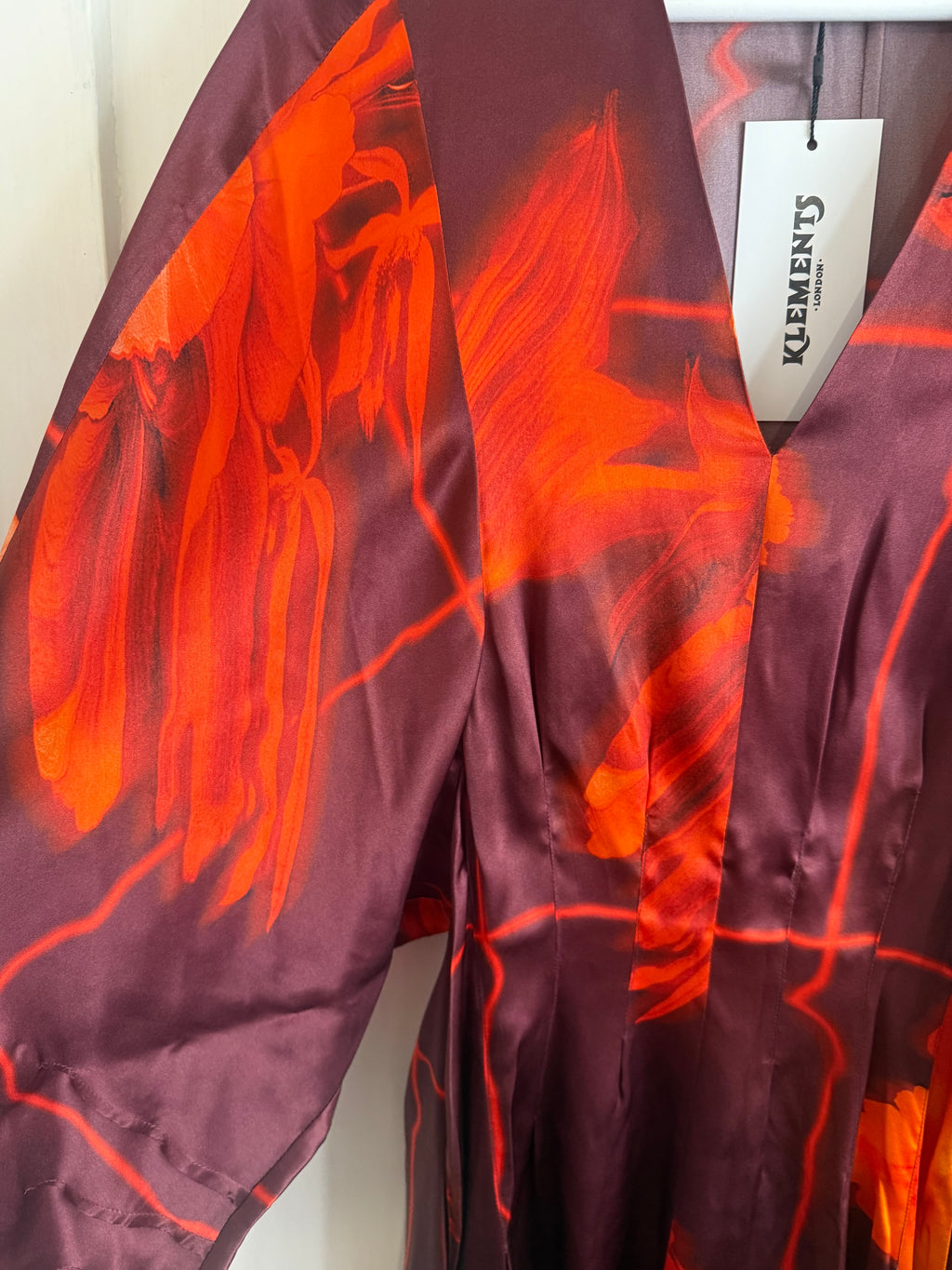 JUNE SAMPLE SALE silk dress press sample XS