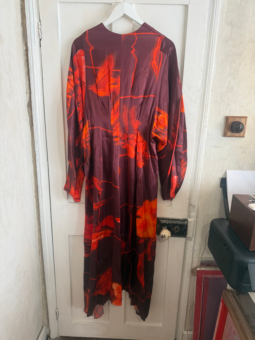 JUNE SAMPLE SALE silk dress press sample XS