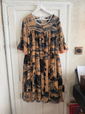 JUNE SAMPLE SALE silk doomed voyage dress - only one sample! small - medium