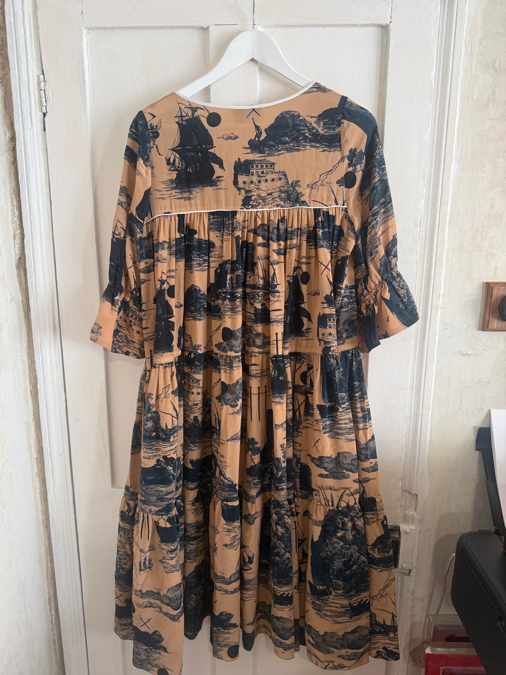 JUNE SAMPLE SALE silk doomed voyage dress - only one sample! small - medium