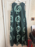 JUNE SAMPLE SALE cotton anchor print maxi dress small / medium