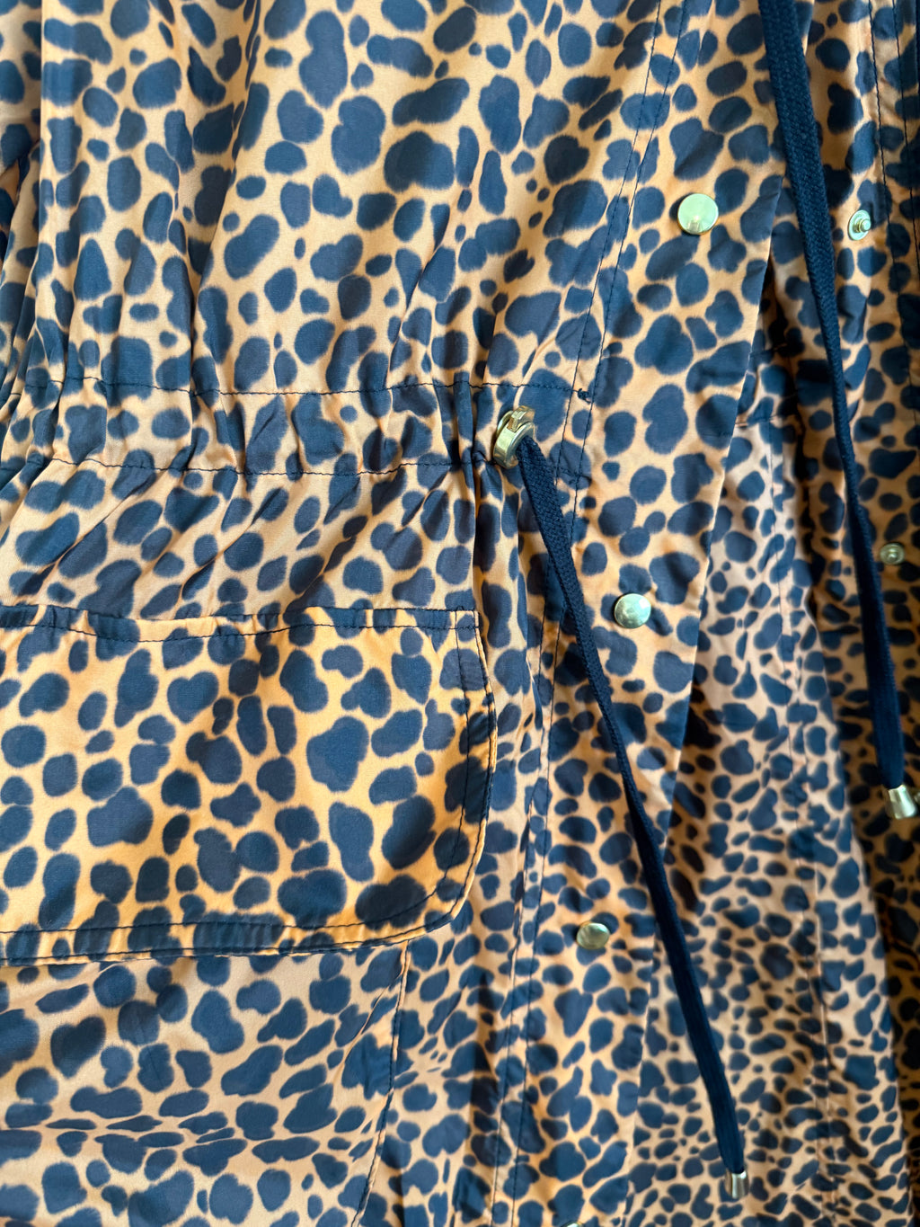 JUNE SAMPLE SALE skin print lightweight parker, Medium / large