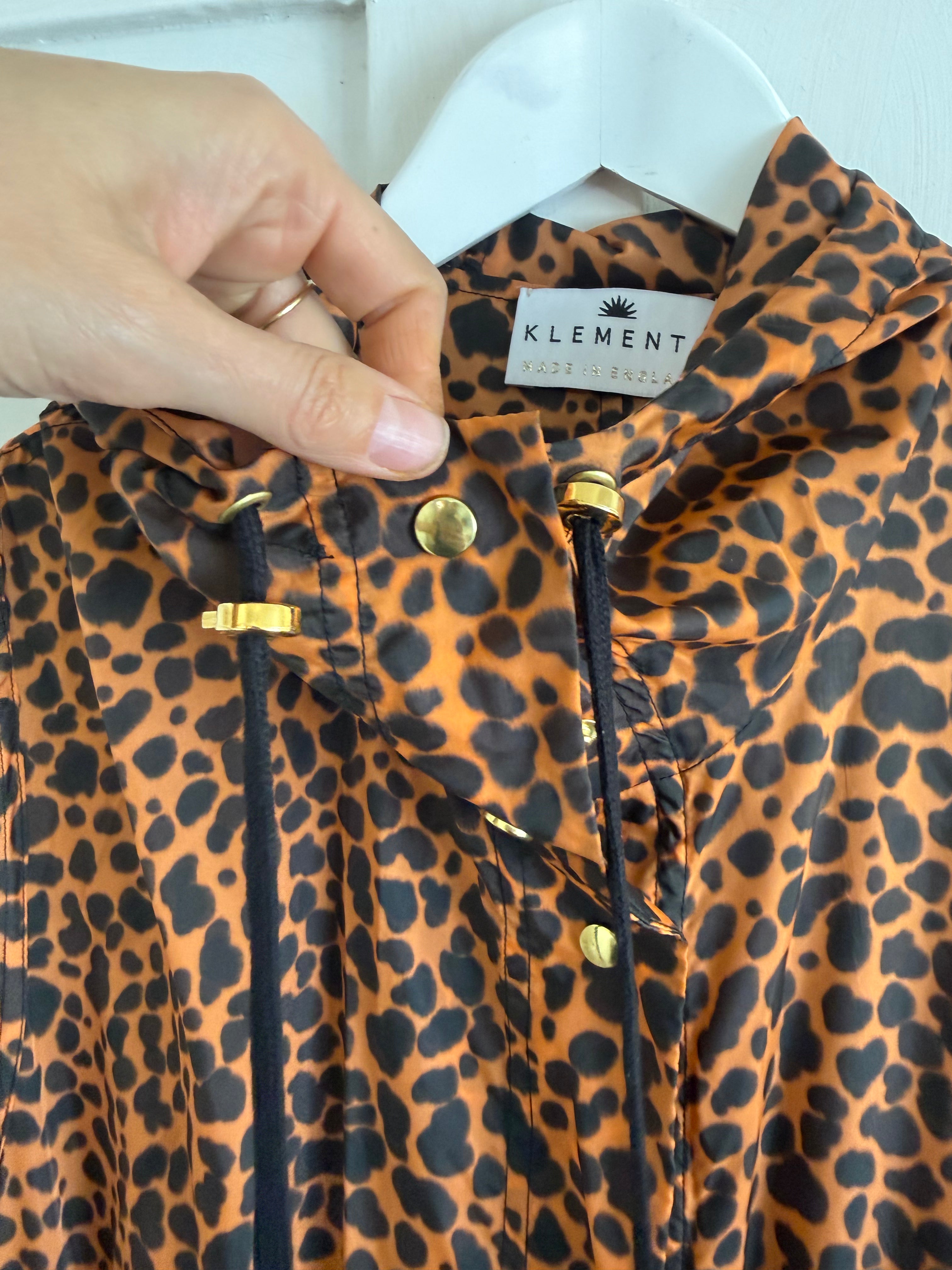 JUNE SAMPLE SALE skin print lightweight parker, Medium / large
