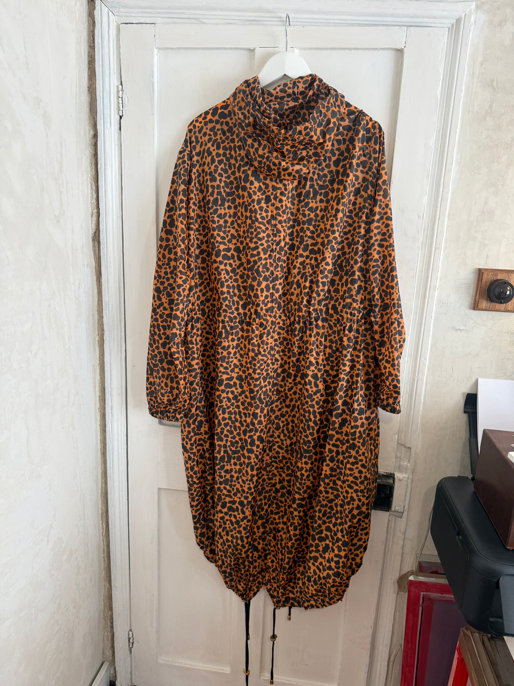 JUNE SAMPLE SALE skin print lightweight parker, Medium / large