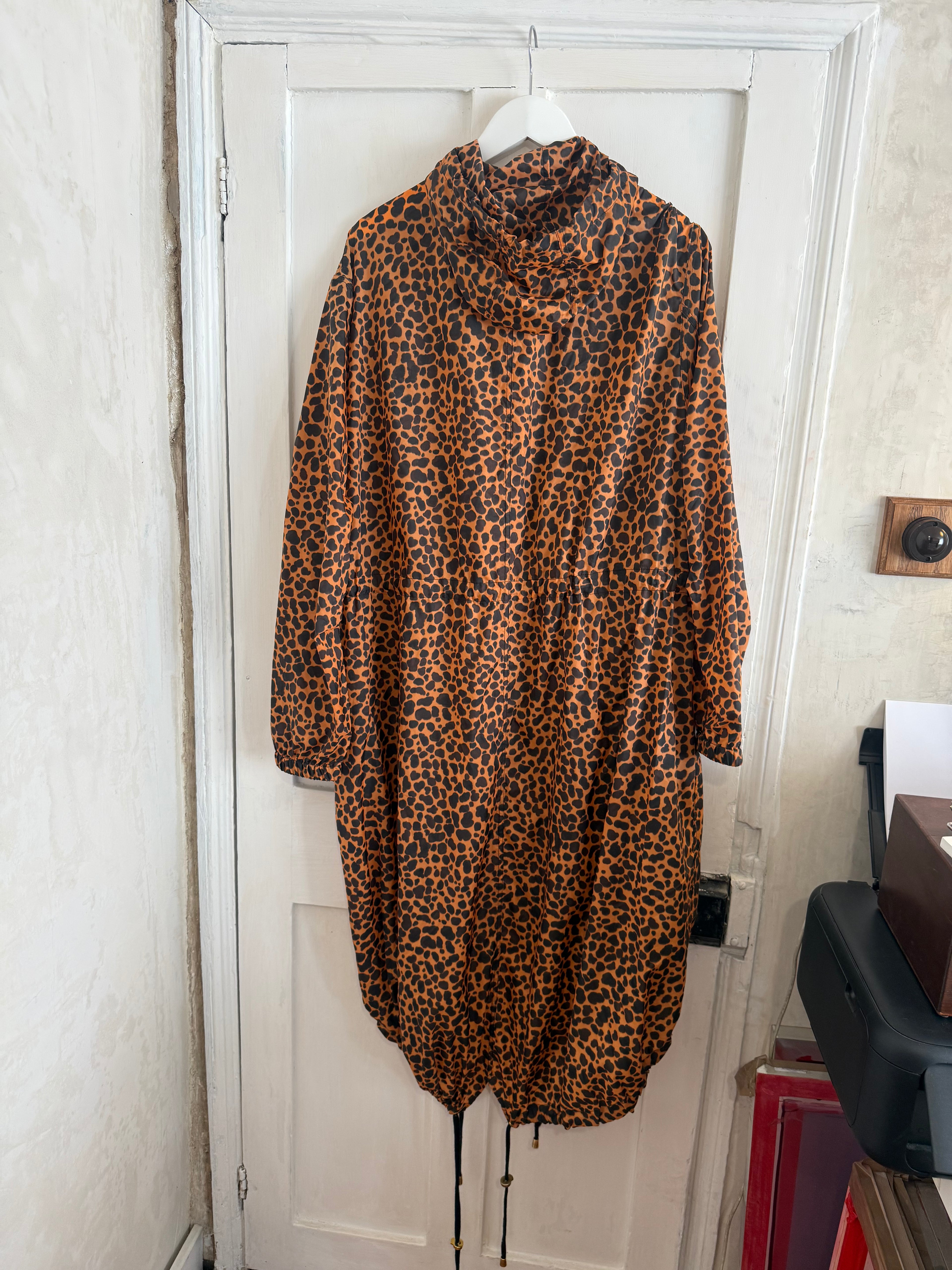 JUNE SAMPLE SALE skin print lightweight parker, Medium / large