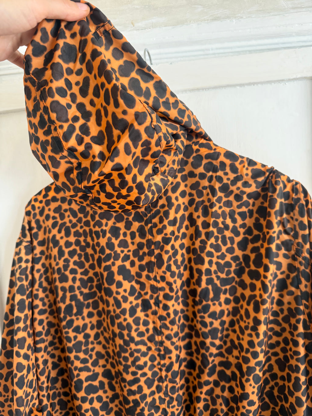 JUNE SAMPLE SALE skin print lightweight parker, Medium / large
