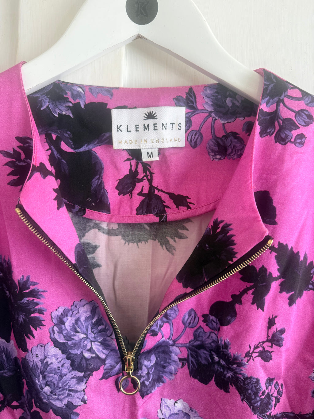JUNE SAMPLE SALE cotton gothic floral top m