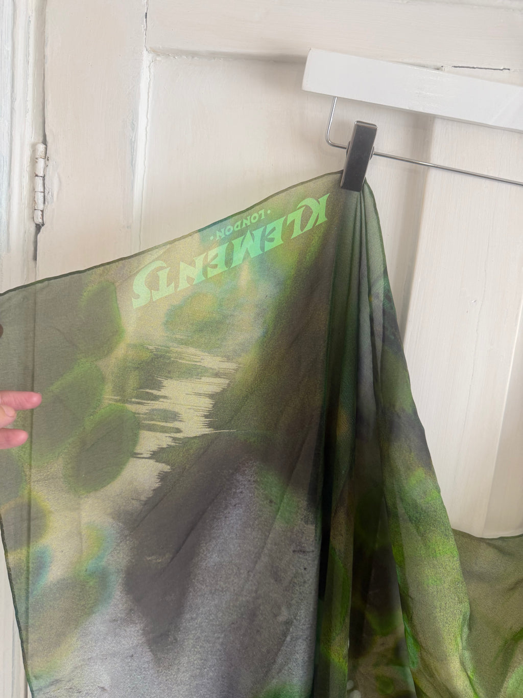 JUNE SAMPLE SALE swamp silk chiffon giant scarf