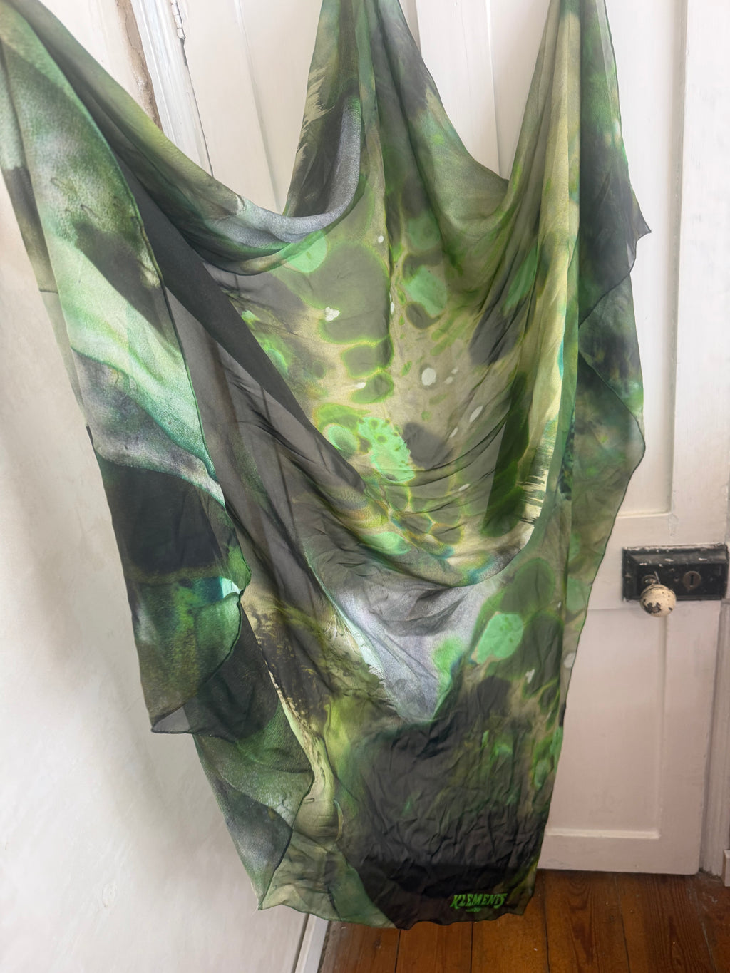 JUNE SAMPLE SALE swamp silk chiffon giant scarf