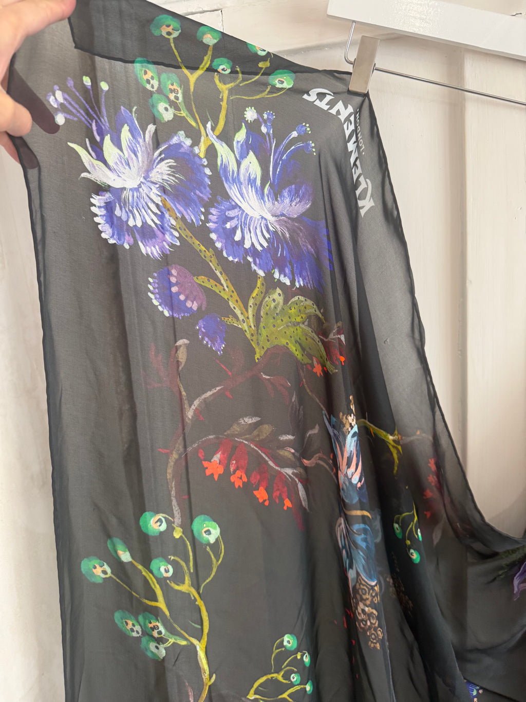 JUNE SAMPLE SALE witch flower silk chiffon