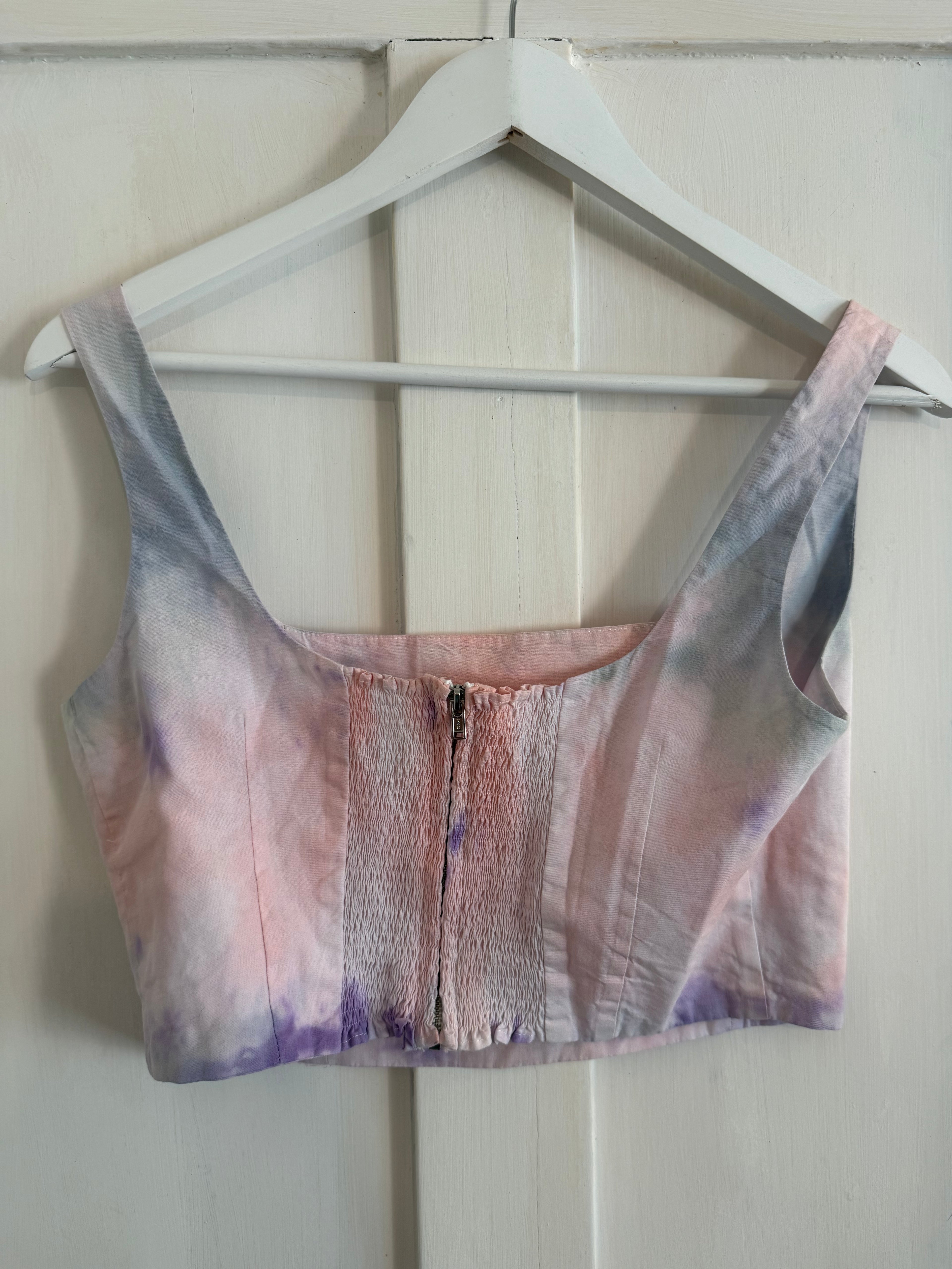 JUNE SAMPLE SALE hand dyed Cotton bodice M